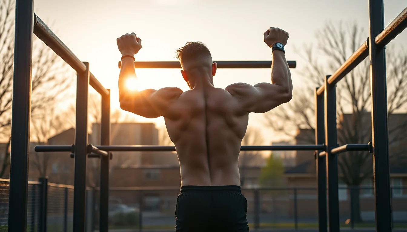 Muestra tu abdomen perfecto: ejercicios en barras paralelas 3 Fotografía de muestra tu abdomen perfecto: ejercicios en barras paralelas con entrenamiento y nutrición deportiva profesional