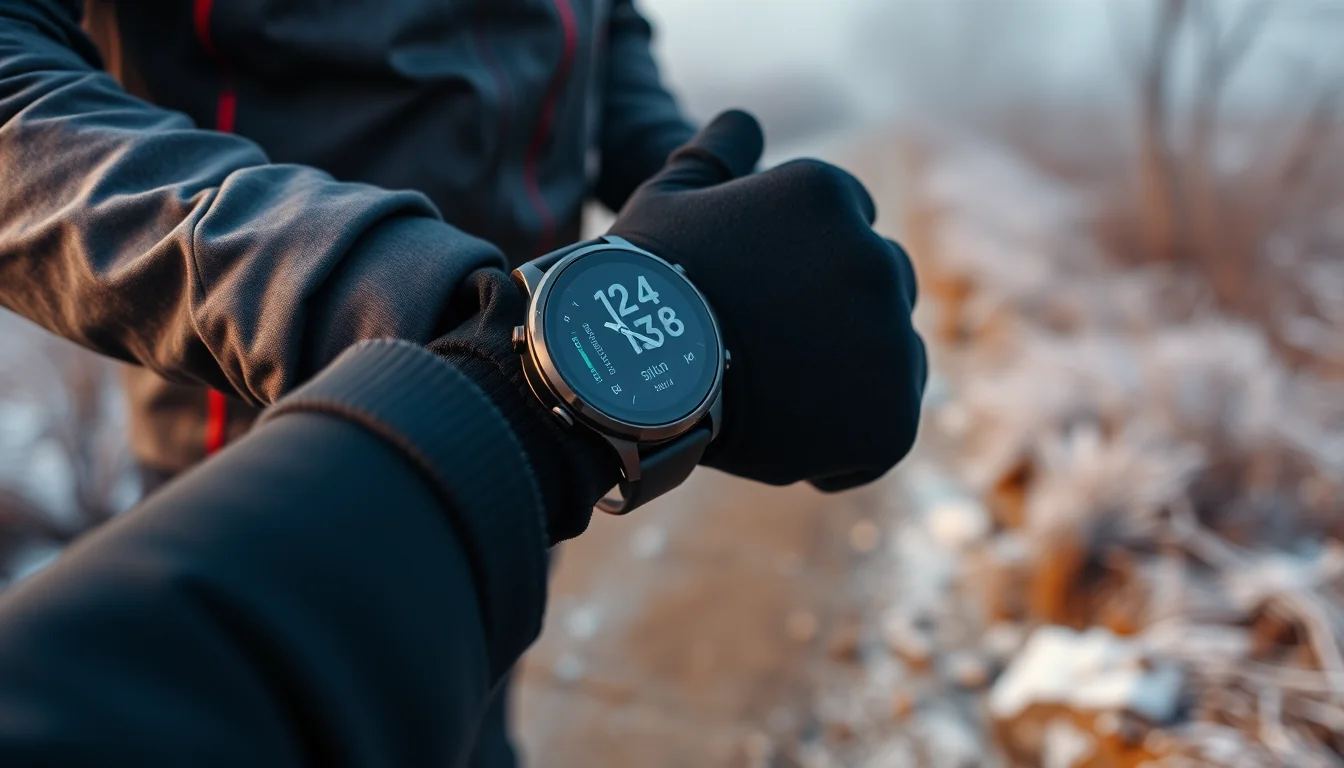Fotografía de protege tus manos del frío al correr con guantes de invierno con equipamiento deportivo y técnica profesional