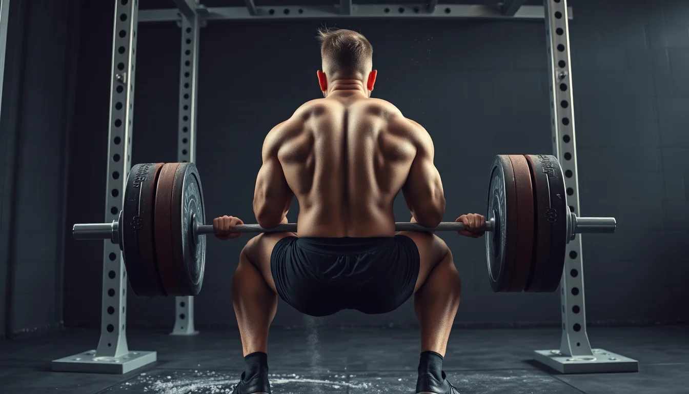 Fotografía de cómo la posición de sentadilla profunda puede transformar tu entrenamiento [guía 2026] con equipamiento deportivo y técnica profesional