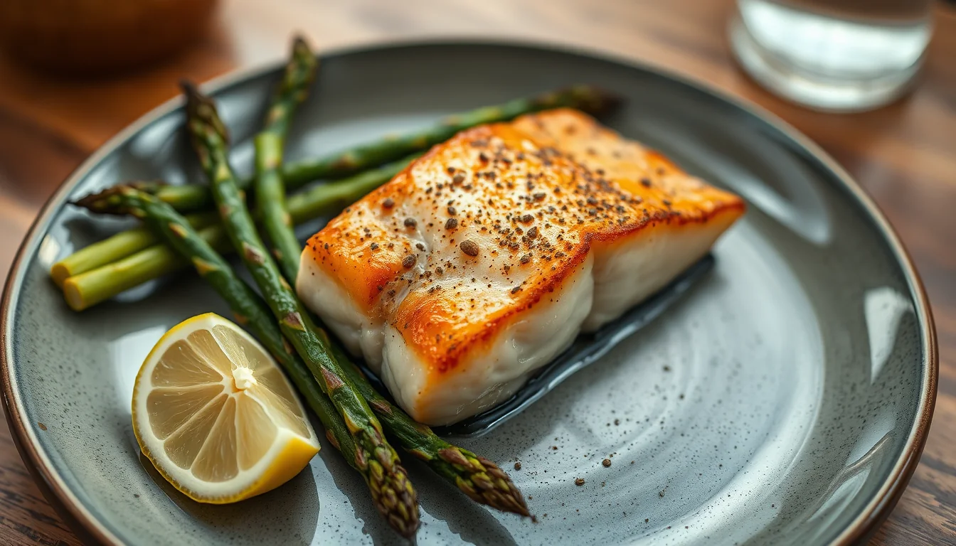 Fotografía documental de merluza al horno con verduras light: una deliciosa opción saludable con enfoque profesional en salud, deporte y nutrición real