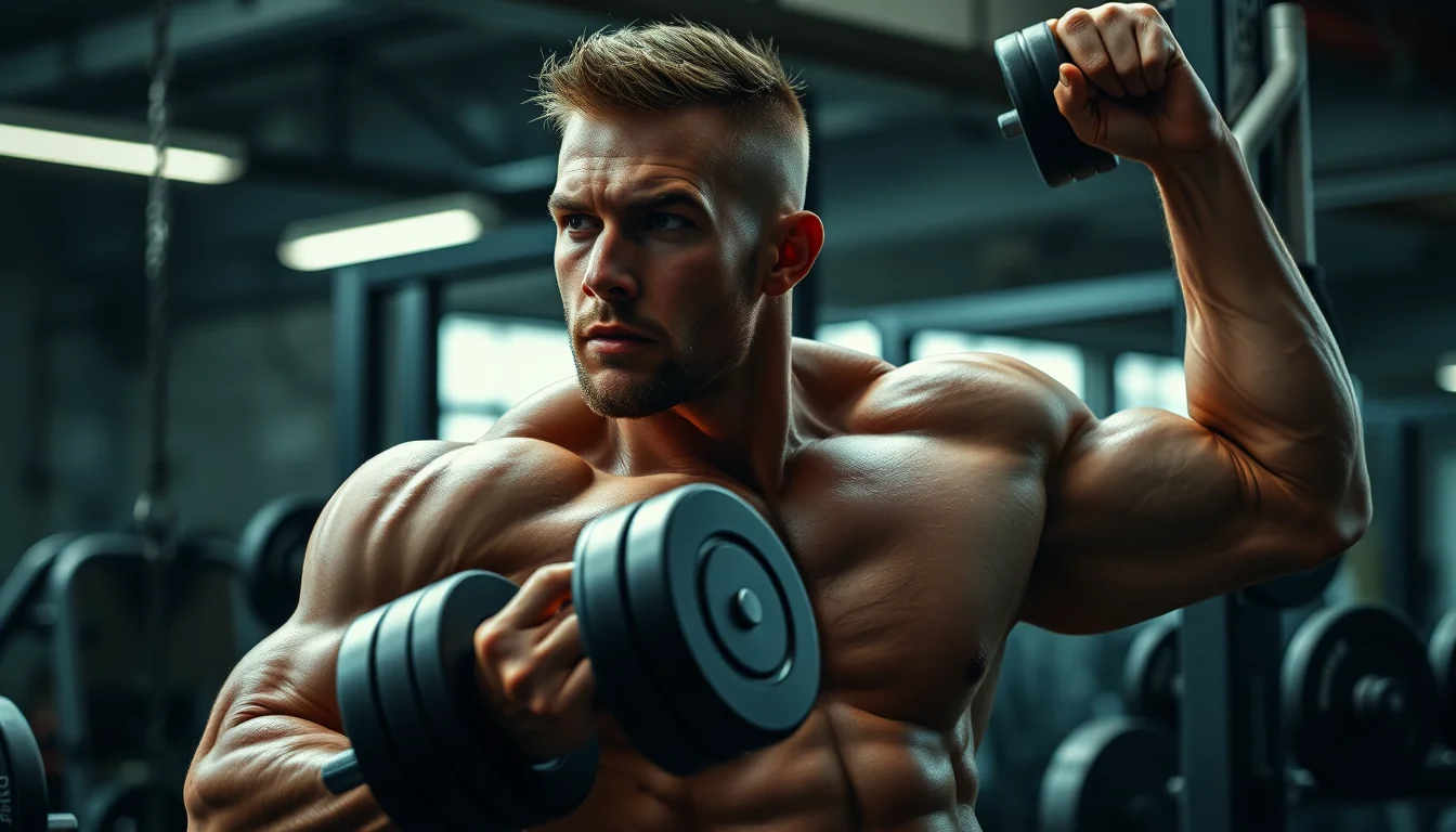 Fotografía de logra la definición muscular que deseas con proteínas de calidad con entrenamiento y nutrición deportiva profesional