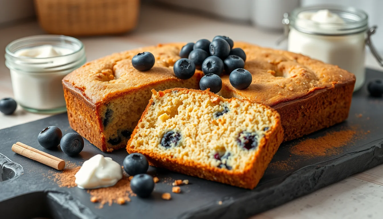 Fotografía de prepara en minutos un delicioso bizcocho de avena y yogur con thermomix con entrenamiento y nutrición deportiva profesional