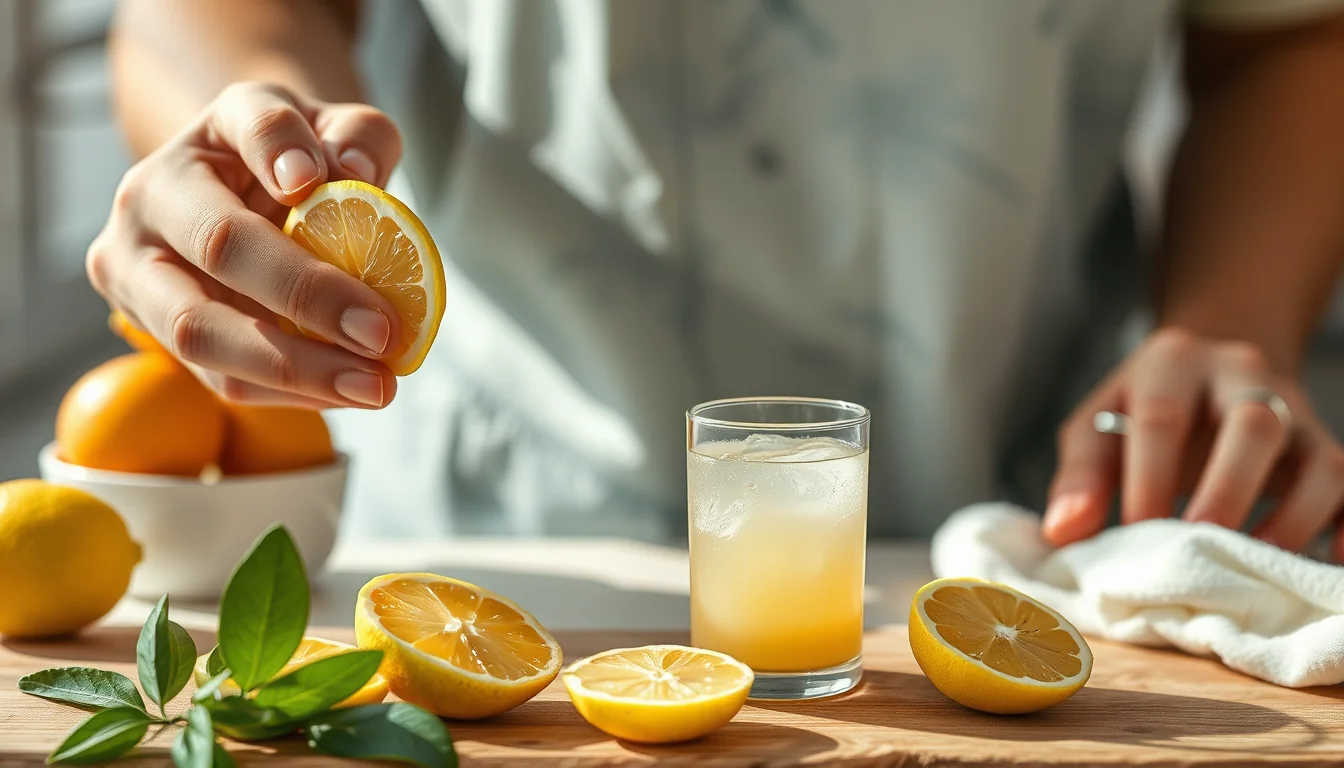 Fotografía documental de cómo hacer el delicioso agualimón en casa en 5 sencillos pasos [guía 2026] con enfoque profesional en salud, deporte y nutrición real