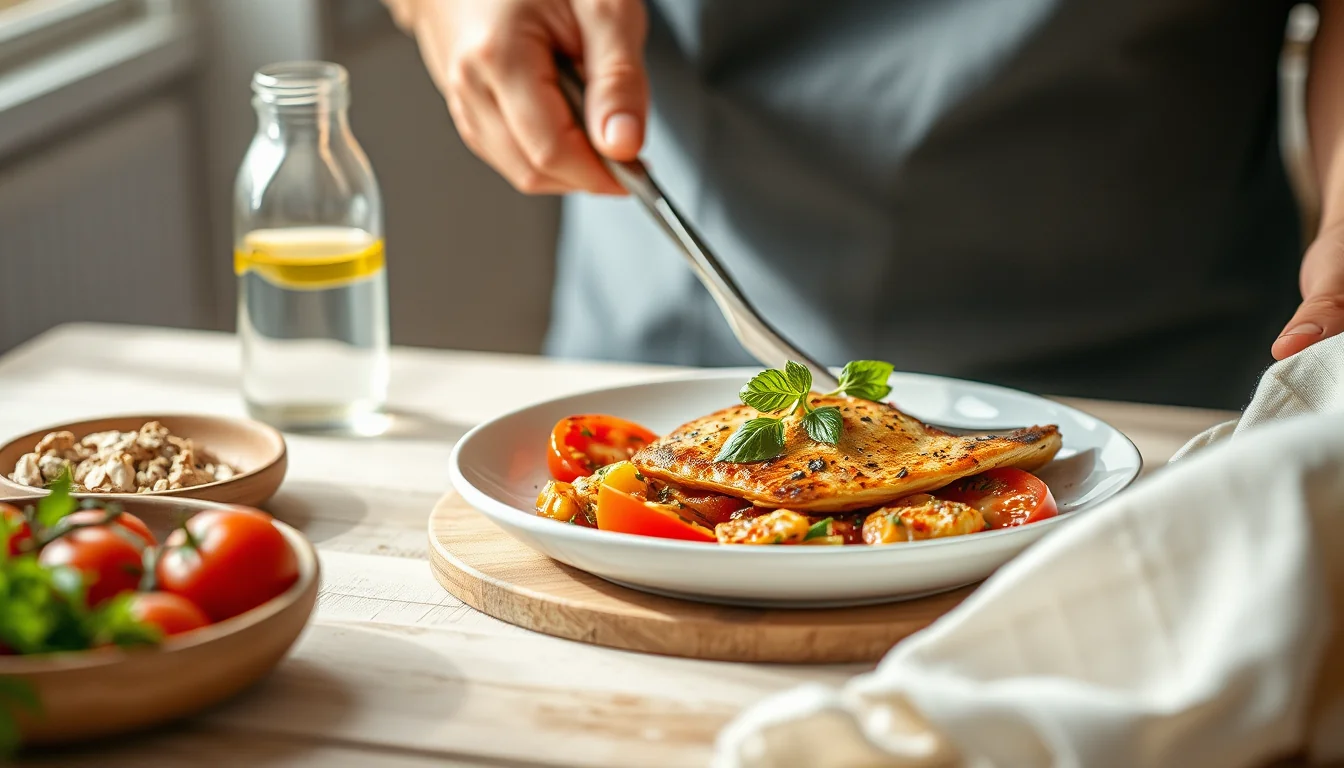 Fotografía documental de delicias al plato: prepara cazón con tomate fácilmente en casa con enfoque profesional en salud, deporte y nutrición real