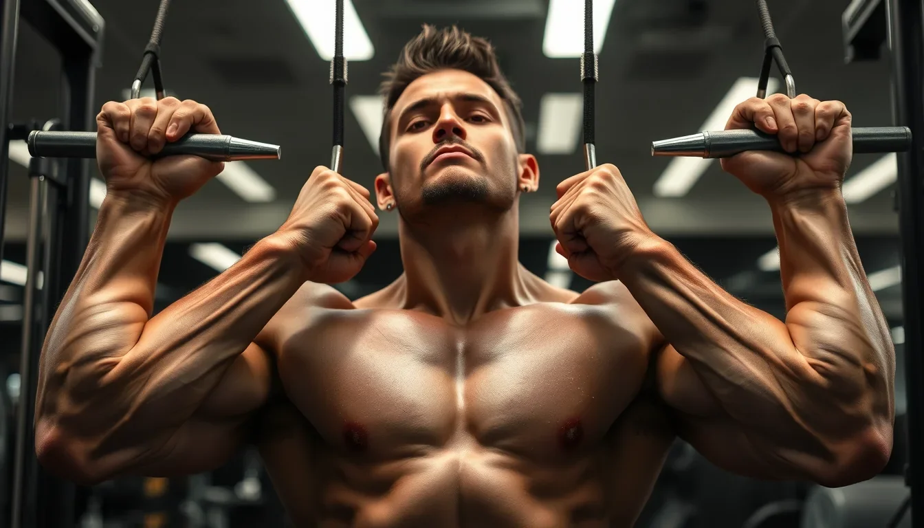 Fotografía de dominada neutra: biomecánica, activación del braquiorradial y ventajas articulares con entrenamiento y nutrición deportiva profesional