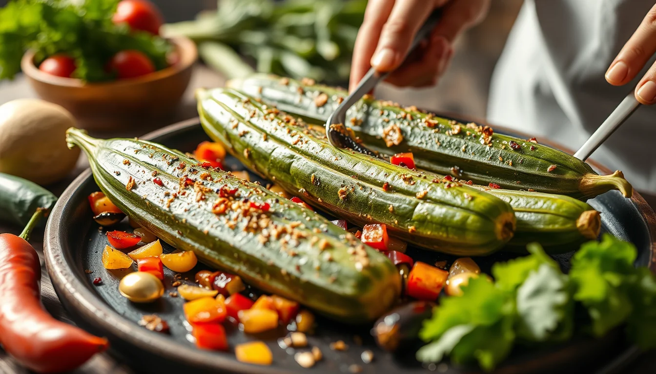 Delicioso calabacín a la plancha con sabrosas especias, ¡sorprende tu paladar! 29 Fotografía documental de delicioso calabacín a la plancha con sabrosas especias, ¡sorprende tu paladar! con enfoque profesional en salud, deporte y nutrición real