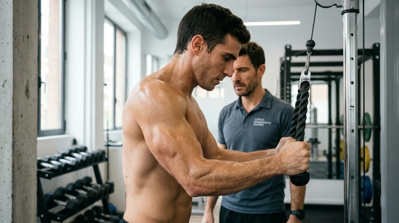 Extensión Tríceps Polea Alta Cuerda Técnica: Guía Práctica, Claves y Recomendaciones [2026] — análisis técnico de entrenamiento y nutrición