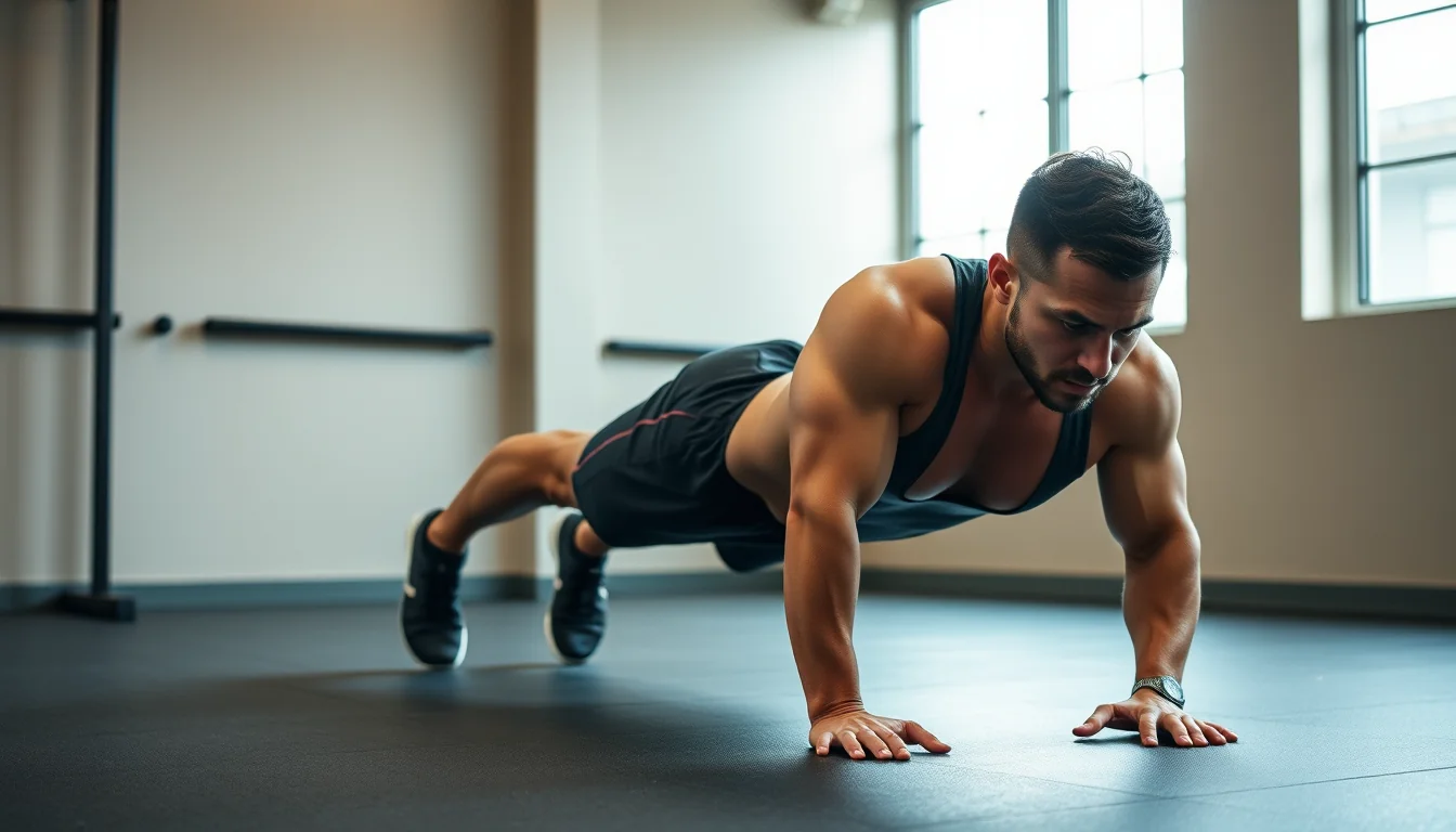 Fotografía de ¿cansado de las flexiones tradicionales? prueba las flexiones isométricas en casa con entrenamiento y nutrición deportiva profesional