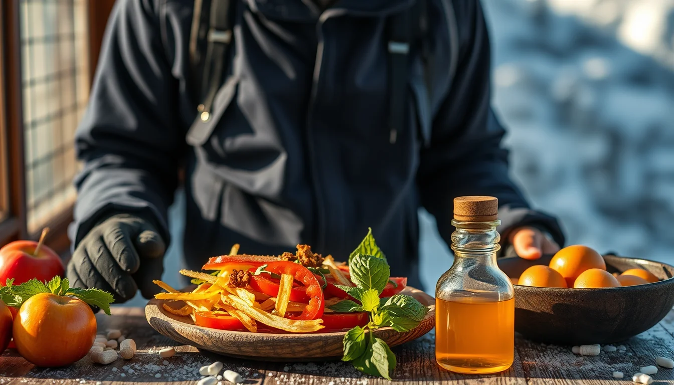 Fotografía documental de conquista la pista de esquí con el outfit perfecto en solo 70 caracteres con enfoque profesional en salud, deporte y nutrición real