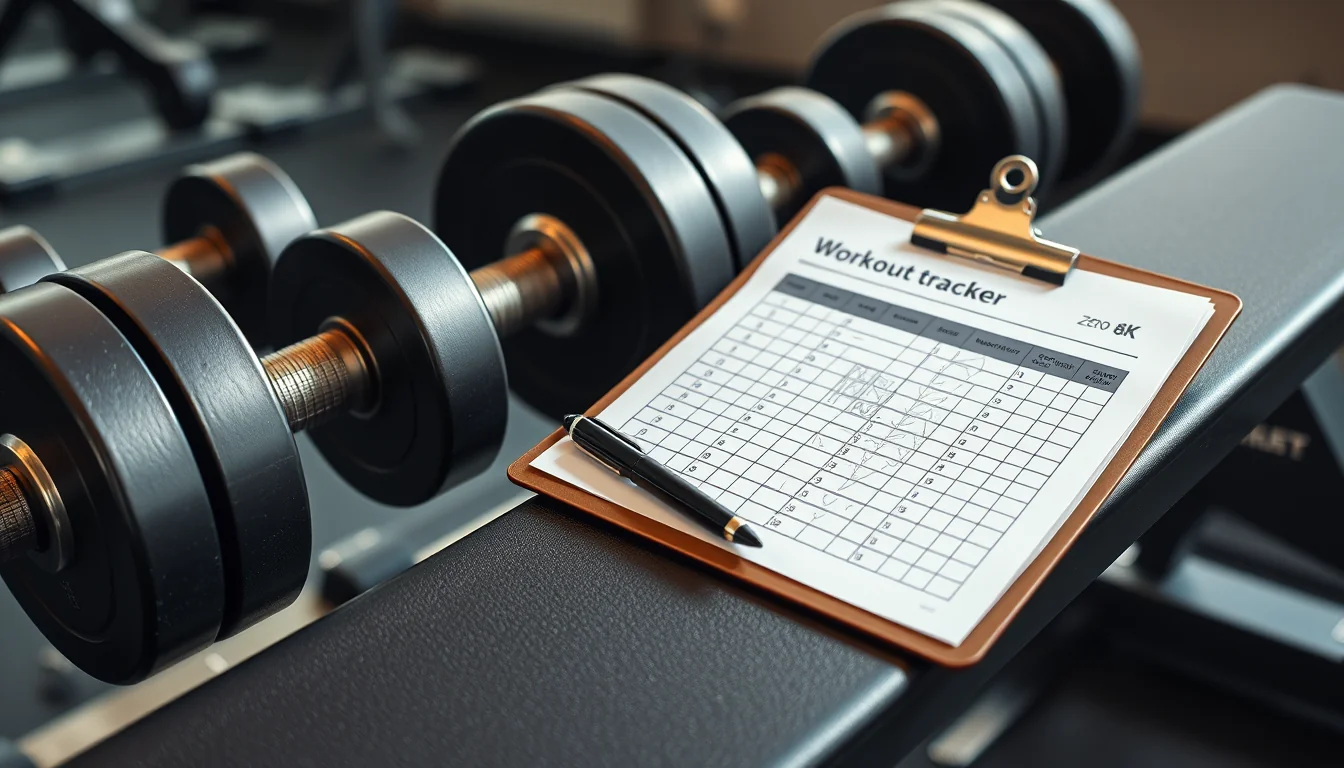 Fotografía de imprime tus tablas de ejercicios de gimnasio ¡entra en forma ya! con equipamiento deportivo y técnica profesional