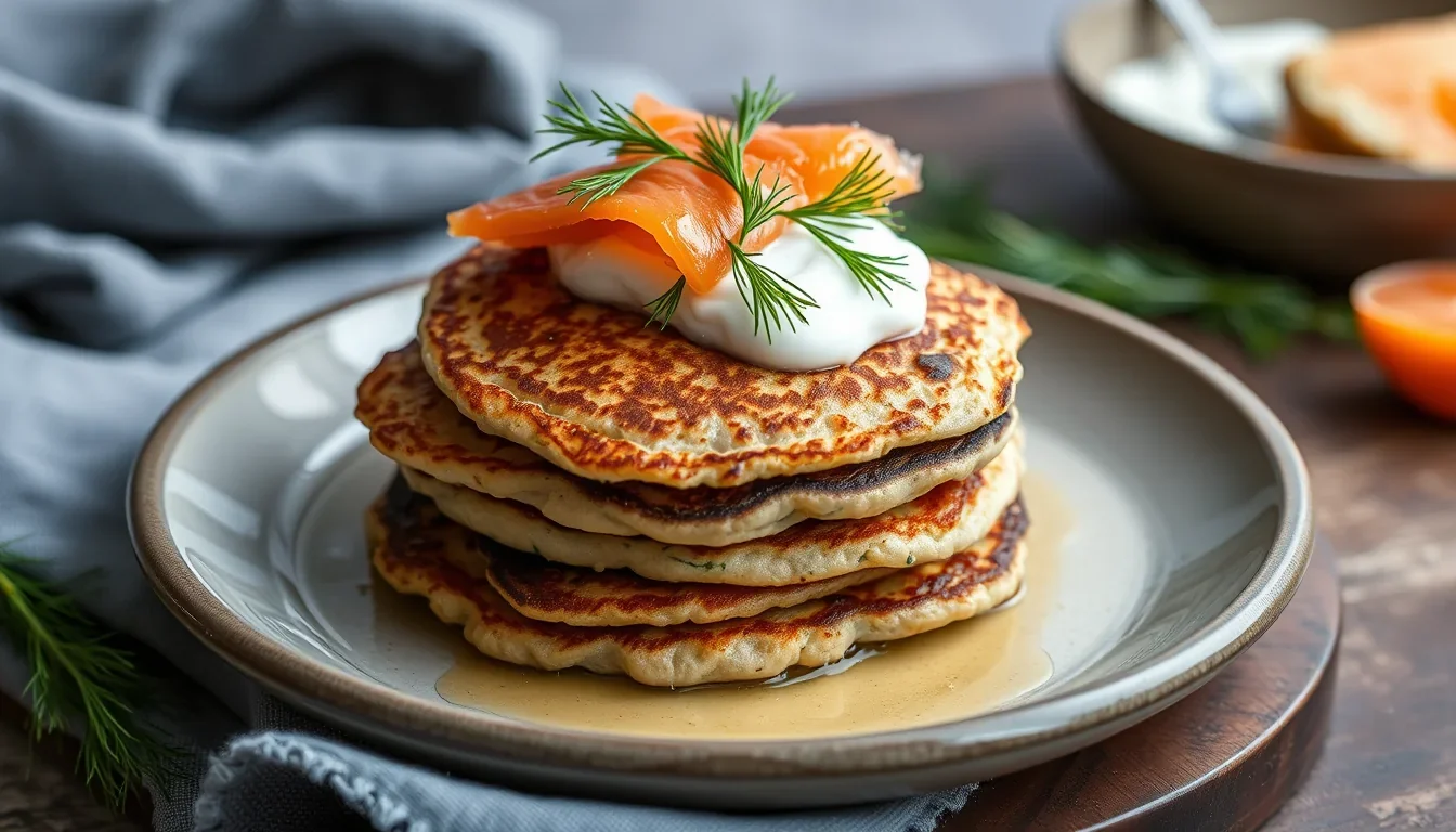 Fotografía de tortitas de clara y proteína: receta fácil para un desayuno saludable con entrenamiento y nutrición deportiva profesional